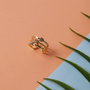 Heliophilia Silver Anillo de Metal en Oro